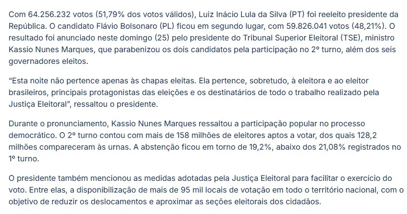 TSE ELEI&Ccedil;&Atilde;O 2026